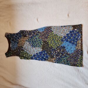 Joseph Ribkoff Peacock Dress